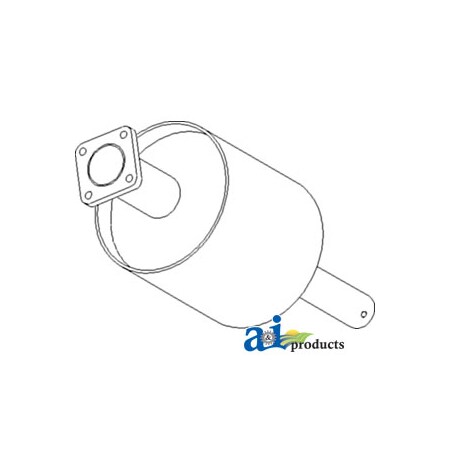 A & I Products Muffler 19" x10" x11" A-A172785